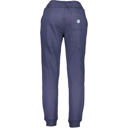 North Sails Blue Cotton Men Jogger