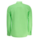 North Sails Green Cotton Men Shirt