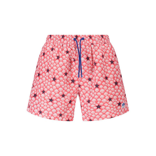 North Sails Rosso Polyester Men Swim Trunk