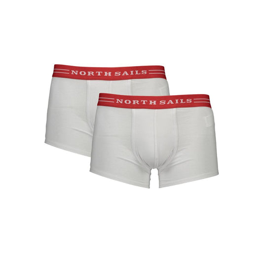 North Sails White Cotton Men's Boxer Briefs