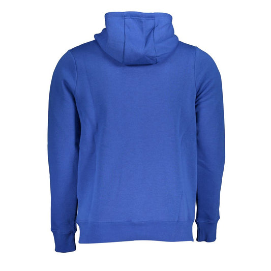 Norway 1963 Blue Cotton Men's Hooded Sweater
