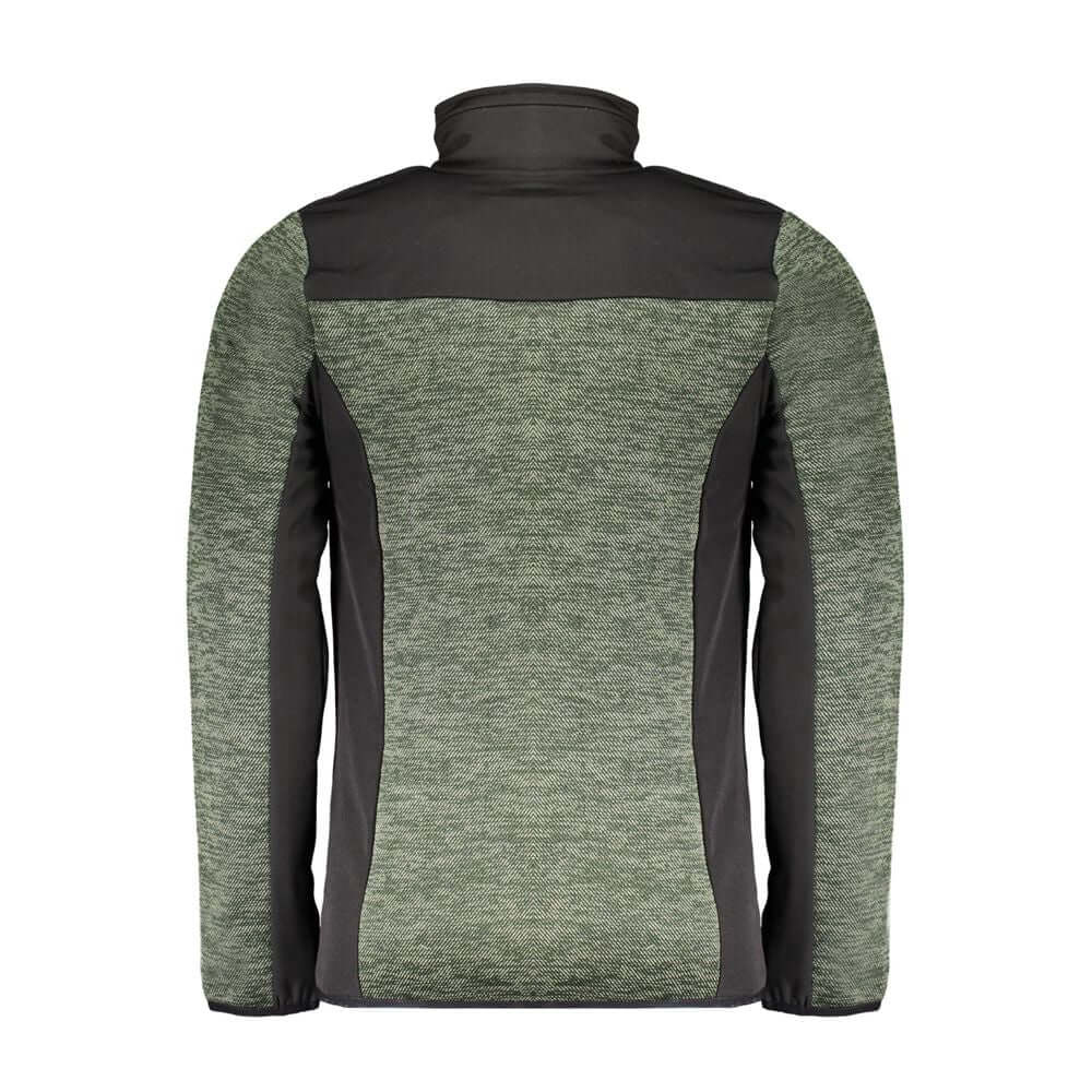Front view with bag zipped and handles upright.