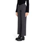 Alt Tag: Woman wearing Only Gray Marabou Pant, fall/winter collection, 100% acrylic