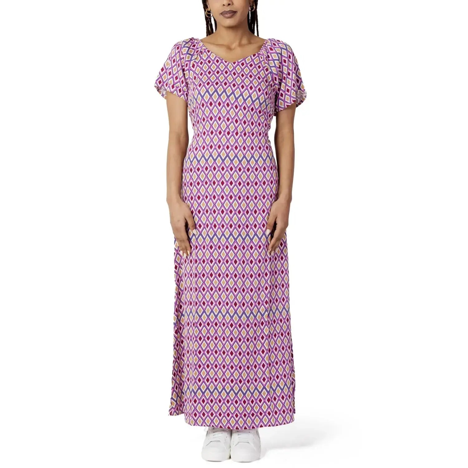Only Multicolor Viscose Casual Dress