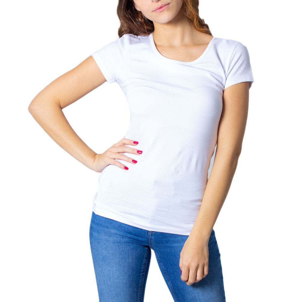 Only White Cotton T-Shirt