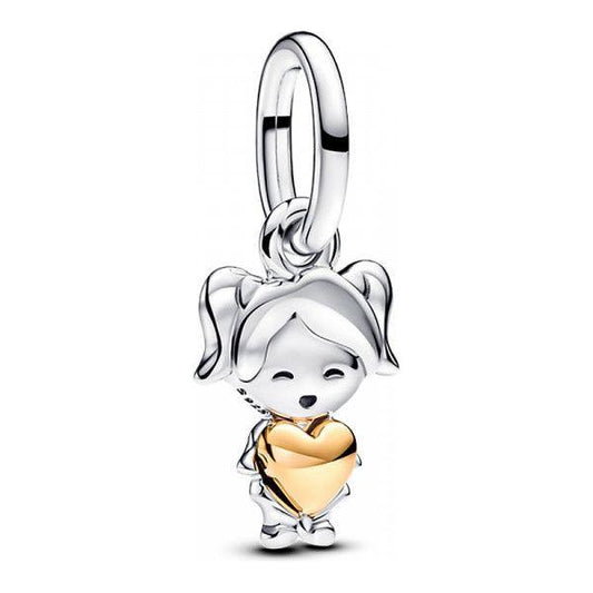 PANDORA CHARMS Mod. HAPPY GIRL DANGLE DESIGNER FASHION JEWELLERY