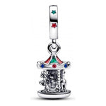 PANDORA CHARMS Mod. SPINNING CAROUSEL DANGLE DESIGNER FASHION JEWELLERY