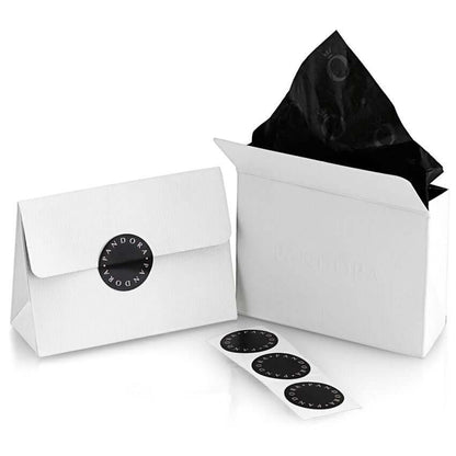 PANDORA JEWELRY Mod. 794060C01 packaging with elegant presentation and branded stickers displayed.
