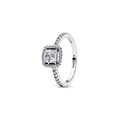 PANDORA JEWELRY Mod. SPARKLING SQUARE HALO RING