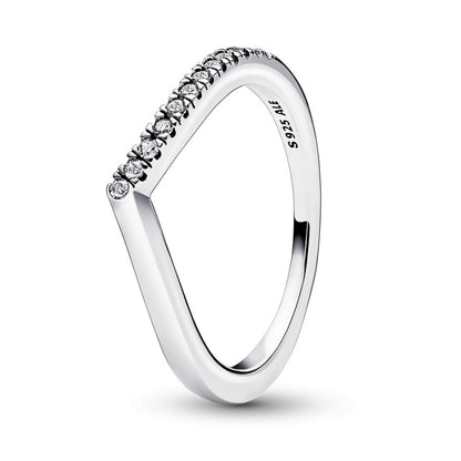PANDORA JEWELS Mod. PANDORA TIMELESS WISH HALF SPARKLING - RING - Size 58