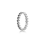 PANDORA Mod. 190980-52 silver 925° lady's ring, quartz movement, water resistant 5 ATM, calendar function, in official packaging.