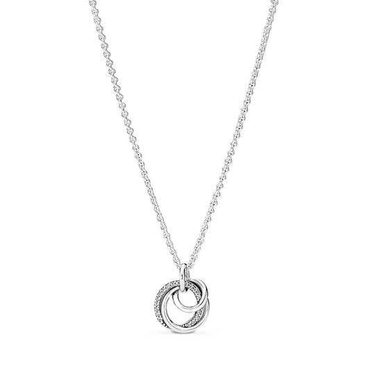 PANDORA Mod. FAMILY ALWAYS ENCIRCLED PENDANT NECKLACE