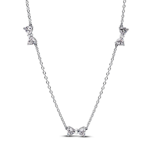 PANDORA Mod. SPARKLING PAVÉ BAR COLLIER NECKLACE