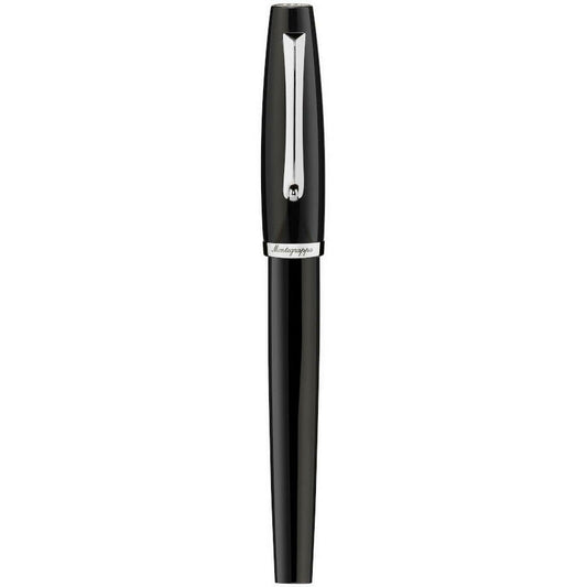 PENNE MONTEGRAPPA MOD. ISMANRIC black luxury pen with chrome accents