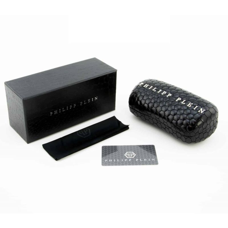 PHILIPP PLEIN MOD. SPP039M 530869 eyewear accessories for ladies, including case and cleaning cloth, in elegant packaging