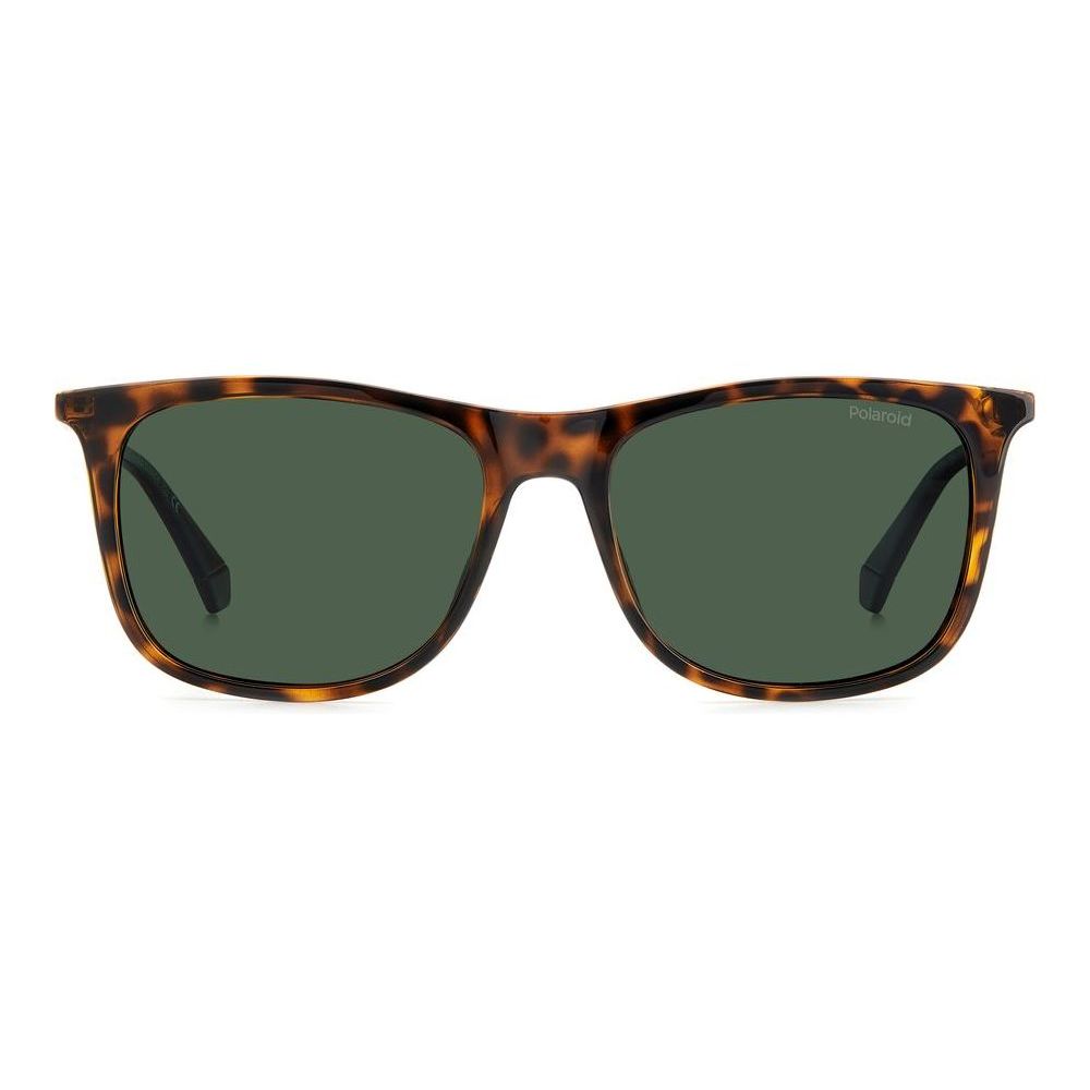 POLAROID MOD. PLD 4145_S_X tortoise shell sunglasses for gentlemen with green lenses.