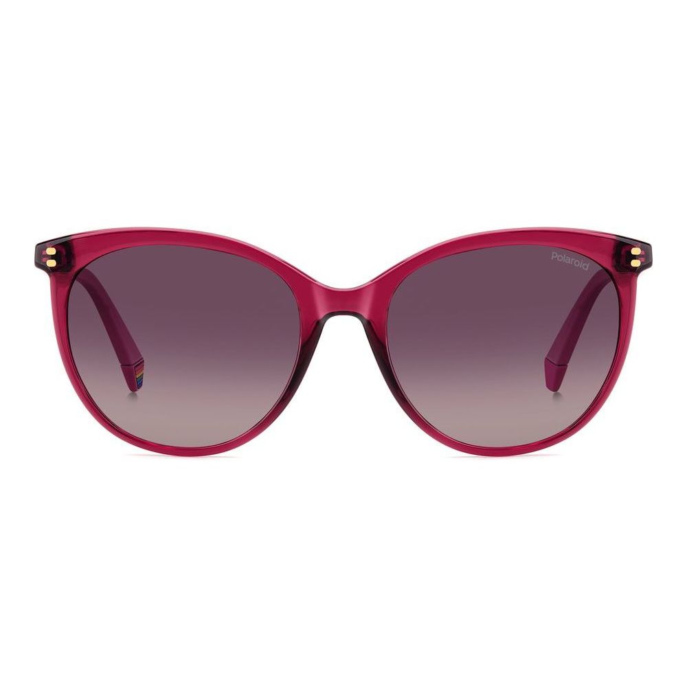 Red POLAROID MOD. PLD 6231_S ladies sunglasses made of polycarbonate material.