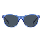POLAROID MOD. PLD 8066_S unisex sunglasses in polycarbonate material, featuring a stylish blue frame design.
