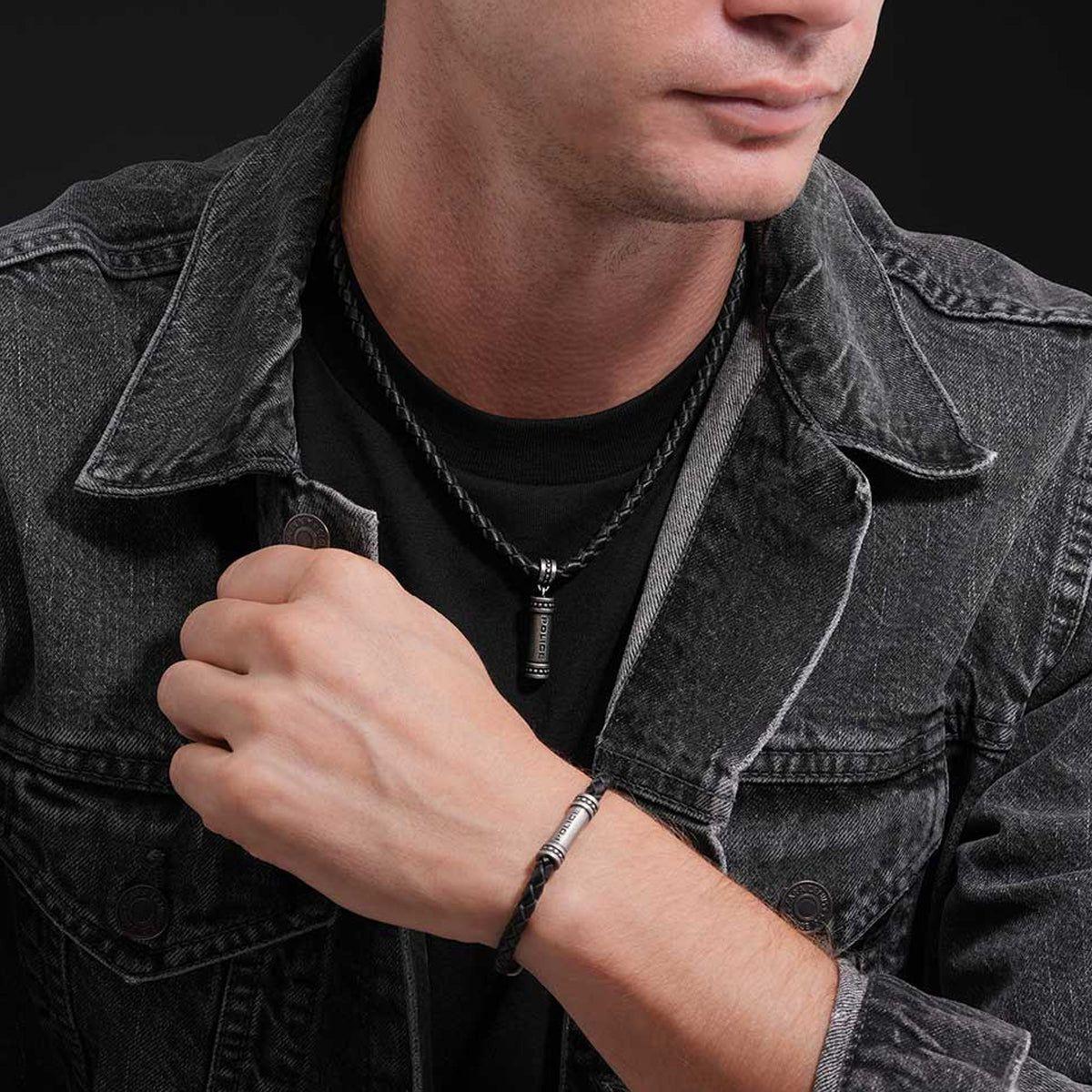 POLICE JEWELS JEWELRY Mod. PEAGN0035001 DESIGNER FASHION JEWELLERY