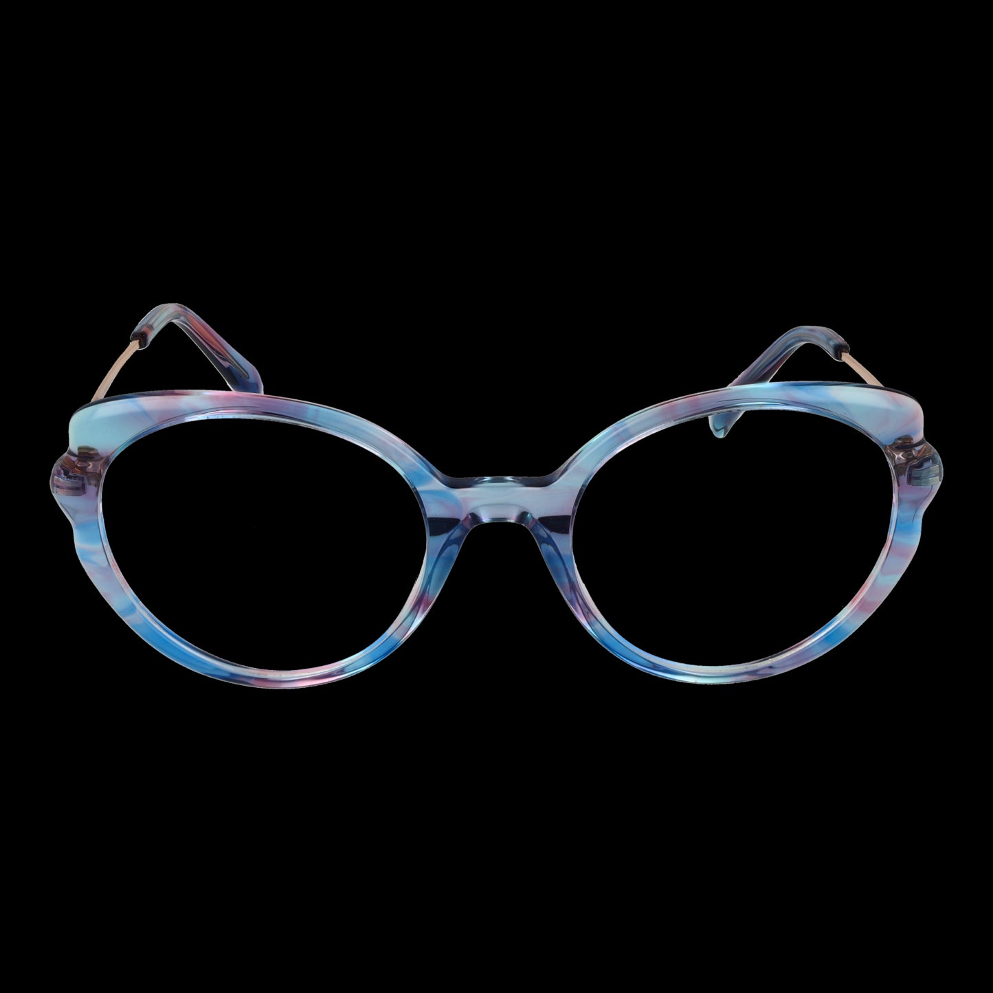 Alt Tag: PUCCI MOD. EP5193 52086 lady's eyeglasses, stylish round frame in multicolor, perfect for fashionable eyewear.