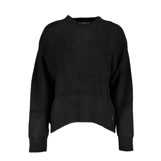 Patrizia Pepe Black Fabric Sweatshirt Patrizia Pepe