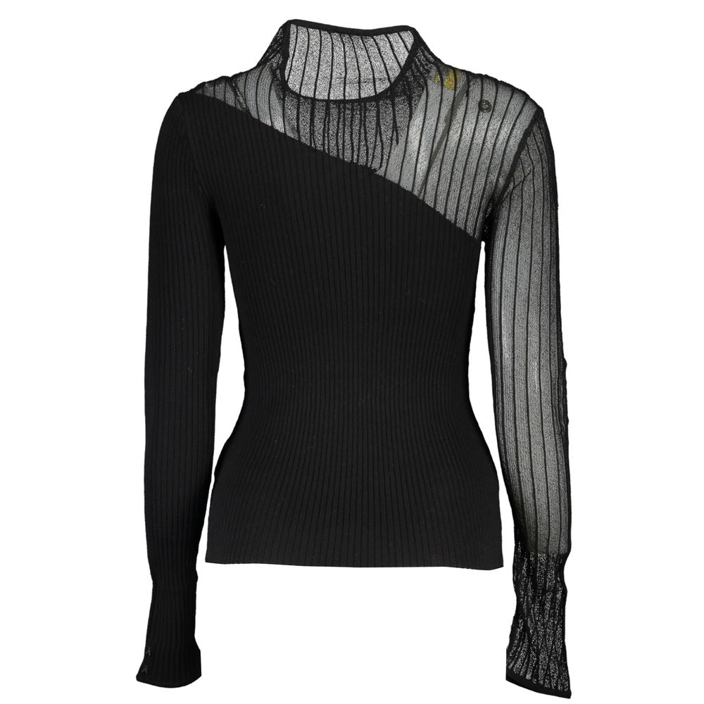 Patrizia Pepe Black Viscose Women Sweater