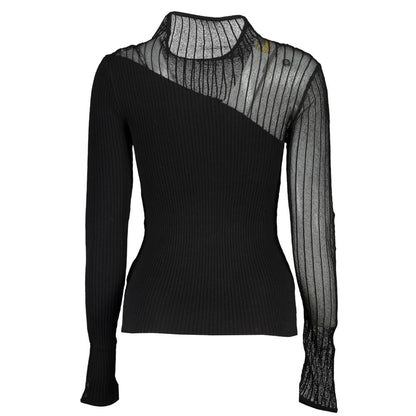Patrizia Pepe Black Viscose Women Sweater