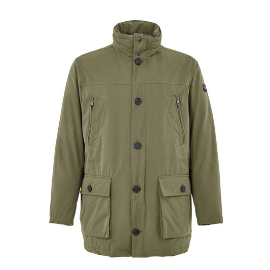 Paul & Shark Green Polyester Coat 1728,67397976224,Clothing,Coats - Jackets & Coats - Clothing,Green,Jackets & Coats - Clothing,Men,New with tags,Paul & Shark,XL