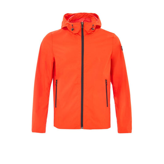 Paul & Shark Orange Polyester Shell Jacket