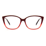 Front view of Pierre Cardin Bicolor Acetate Frames in SHD Burgu color, women's eyewear model P.C.-8497-L39 with dimensions 55/15/140 mm.