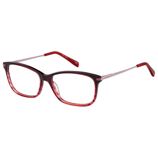 Pierre Cardin Red Acetate Frames for women, model P.C.-8471-8RR, stylish glasses with 55/15/140mm dimensions in striking red.