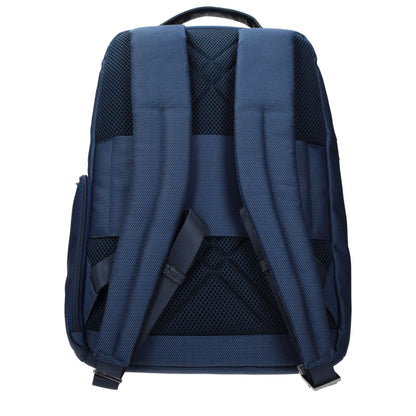 Piquadro Blue Fabric Backpack 1728,75667636384,Backpacks - Bags,Bags,Blue,Men,New with tags,Piquadro