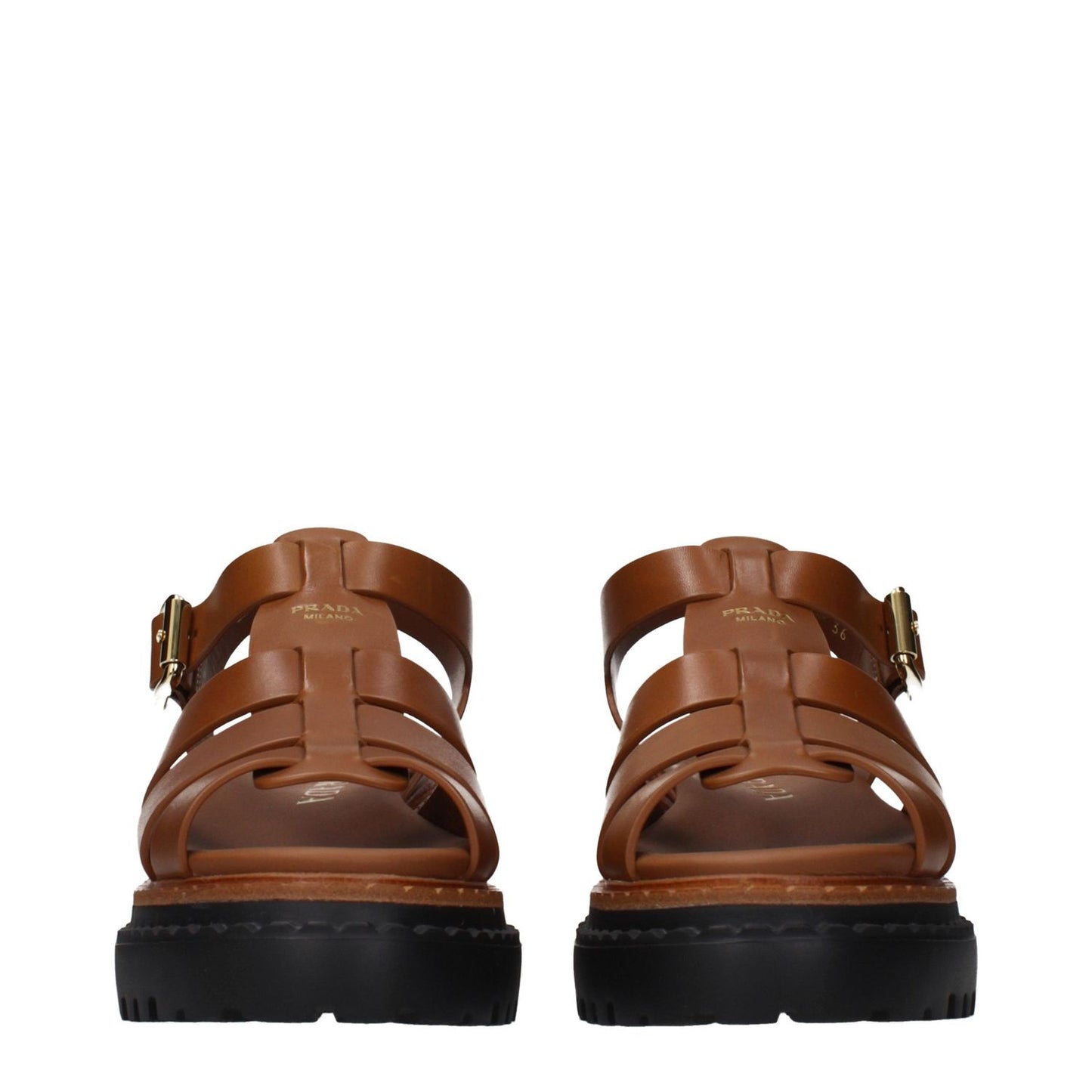 Prada Brown Leather False