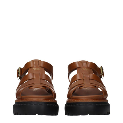 Prada Brown Leather False
