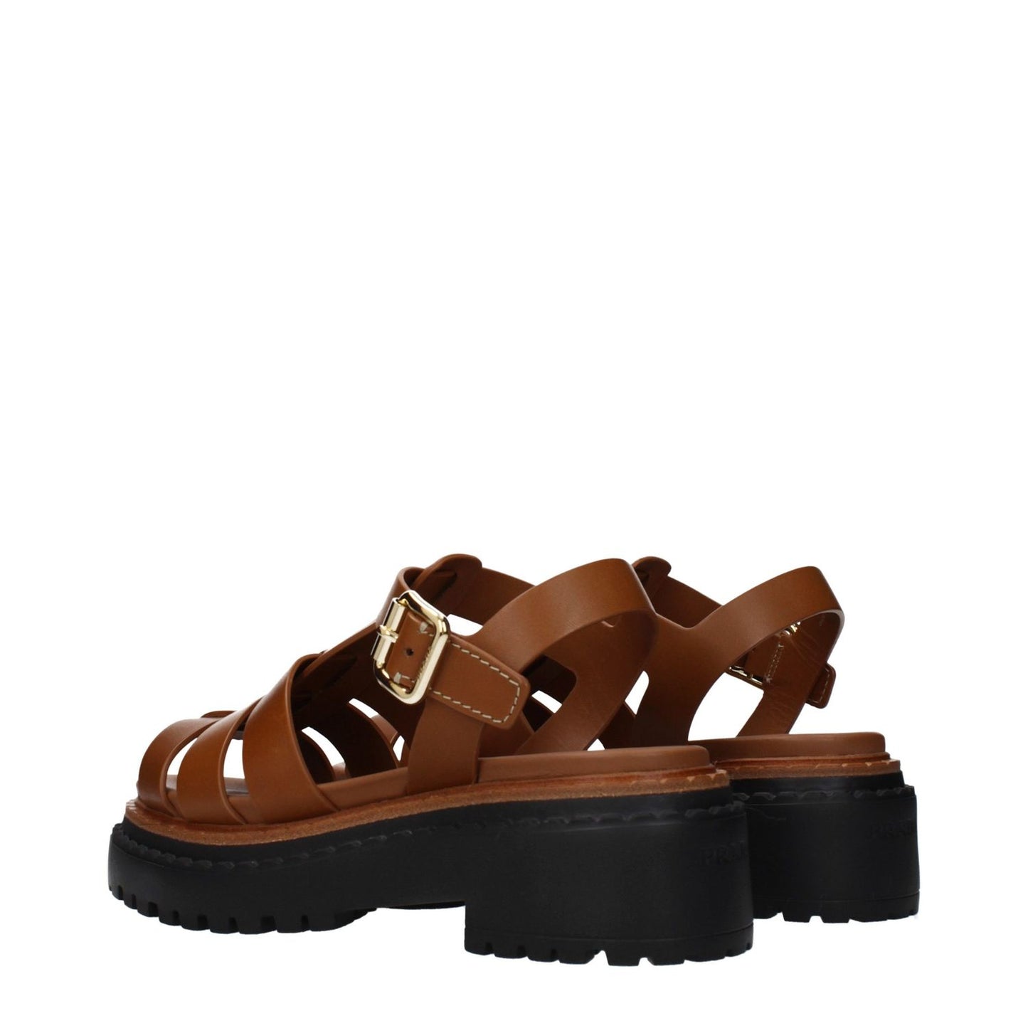 Prada Brown Leather False