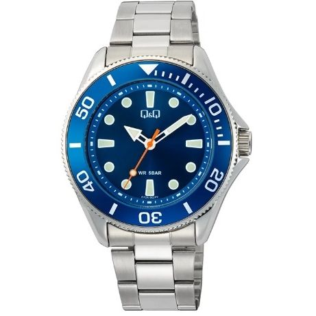 Q&Q Mod. GENT DIVER BLUE Gent,READY STOCKED WATCHES,Wristwatch