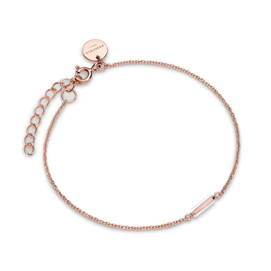 ROSEFIELD JEWELS JEWELRY Mod. JMOR-J003 elegant rose gold bracelet with adjustable clasp and delicate chain design