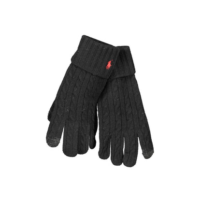Ralph Lauren Black Wool Men's Glove