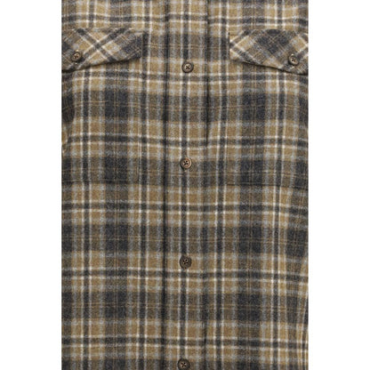 Rohe Multicolor Wool Oves Aries Pattern Shirt