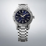 SEIKO PRESAGE MOD. STYLE '60 Automatic silver watch with blue dial