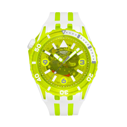 SWATCH Mod. EGG YOLK READY STOCKED WATCHES,Wristwatch
