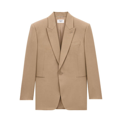 Saint Laurent Jackets Beige