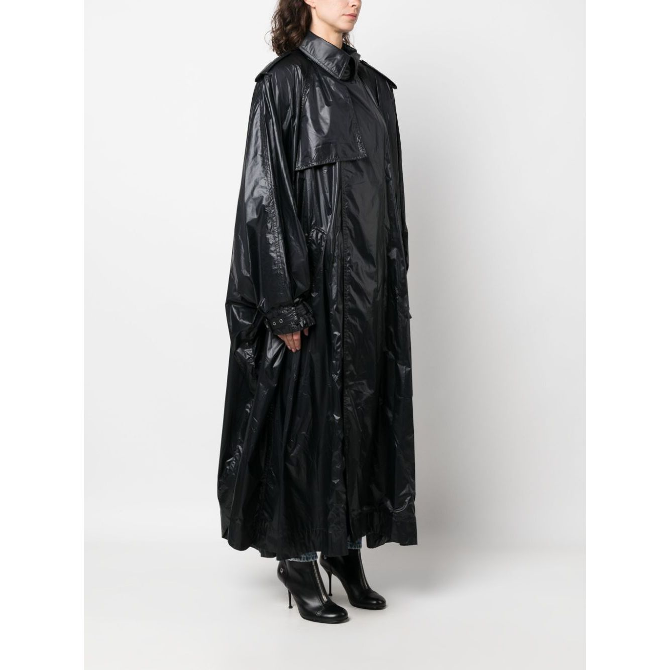 Saint Laurent shoulder-pad Oversized Trench Coat