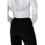Sandro Ferrone Black Polyester Pant