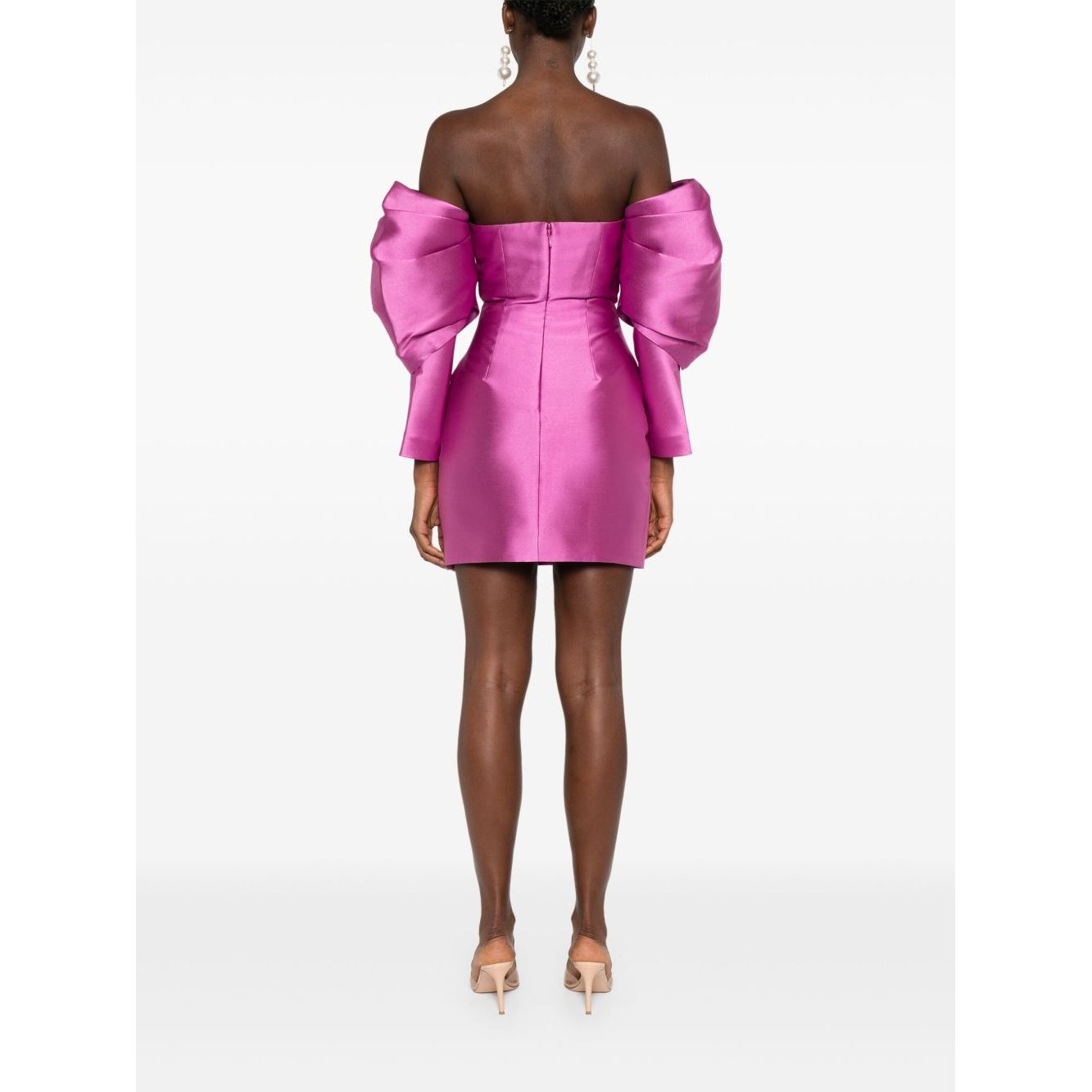 Solace London Dresses Fuchsia