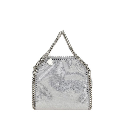 Stella McCartney Silver Tiny Shaggy Tote Shoulder Bag