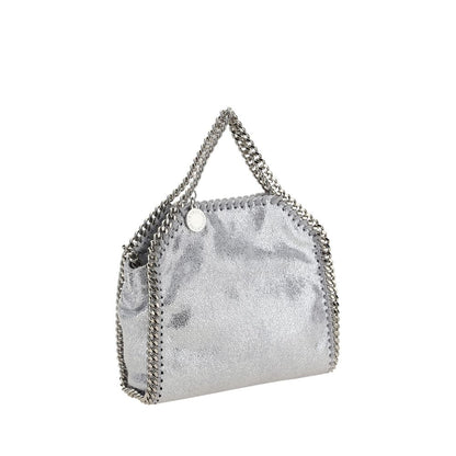Stella McCartney Silver Tiny Shaggy Tote Shoulder Bag