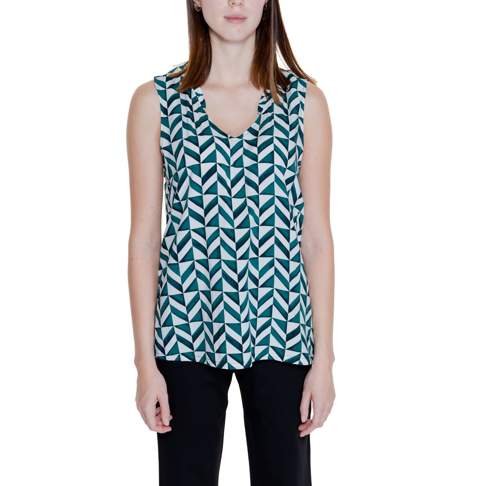 Street One Green Viscose Tank Tops