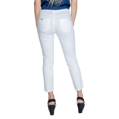 Street One White Cotton Pant