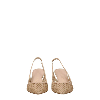 Stuart Weitzman Beige Leather Pumps